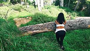 maya hops in a stranger's car and bangs him