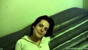 Hot babe contrasts soft blowjob with hardcore fucking filmed by boyfriend