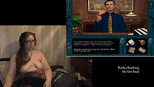 Scarlet plays with her hands while naked in this game part 2