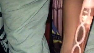 intense anal dildo fucking to creampie