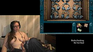 Scarlet plays with her hands while naked in this game part 2