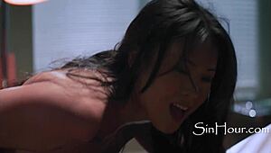 Ever seen an Asian teen like Lulu Chu in a wild sexorcism with Tommy Pistol? It's pure Halloween madness!