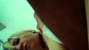 Bear eats pussy and cums inside