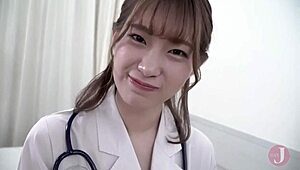 That sexy doctor Akari Mitani charms every hospital patient around.
