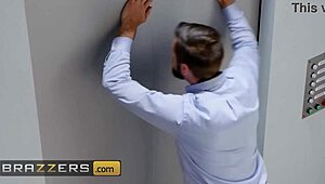 Maserati XXX Stuck in Elevator, Custodian Xander Oils Up to Free Her