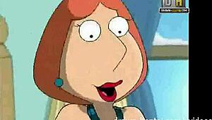 ノーティ・ロイスがファミリーガイヘンタイでアナルを欲しがる！