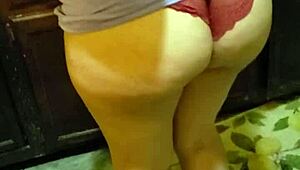 latina wife showing her panties