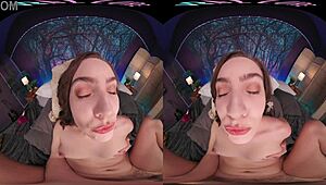 Vrallure Petite Brunette Freya Uses Toys For Voyeur Masturbation.