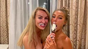 monica fox and elen million indulge in their favorite sweets