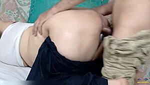 Netu Aunty, the big ass Indian pornstar, gets pounded hard in doggystyle. Her loud moans and pussy farting steal the show during this hardcore Hindi fuck!