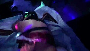 Asian babe gets intense anal and pussy fucking with cum