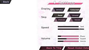 Raw Hgame Schoolgirl Sucks Cock in Wild Blowjob Scene