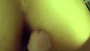 Amateurs explore anal sex in private.