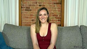 Hey, du er min sissy kone nu med Clara Dee jerk off instruktioner