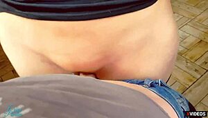 cum explodes in pantyhose after intense rubbing session