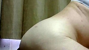 huge black dildo stretches my ass in stockings