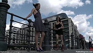 german babe humiliated on streets, oh man