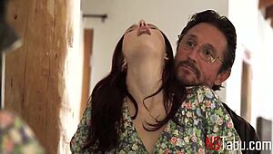 Stepdad hears Jewels Vega moan as they cross forbidden lines in secret.