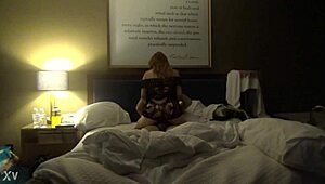 hotel room fucking with latina milf and shaved pussy