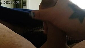 bored in bed, indulging in some self-pleasure