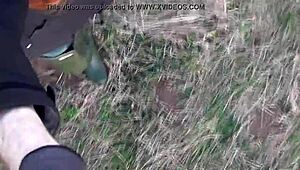 Broke girl wearing mask in public