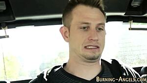 the goth whore gets her ass fucked hard