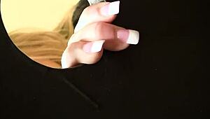 Down for some big action? Vicky Vixen hits the gloryhole hard!