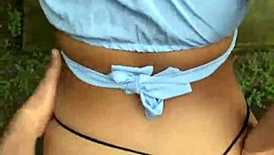 Latina Neighbor's Big Tits and Ass in Doggystyle Fucking!