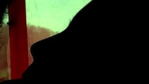 Watch the couple in shadows giving blowjob