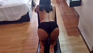 pretty skinny girl's punished ass