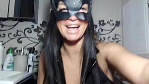 bdsm cock rating with milf femdom brunette