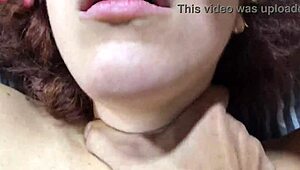 This amateur slut with curly red hair and a big ass gets fucked missionary style in her black panties. Reality hardcore action unfolds casually.