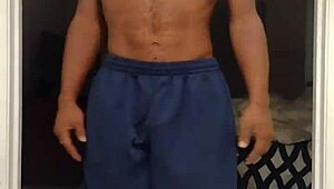 can a skinny brunette handle her father-in-law at the gym?