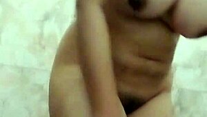 hot desi girl craves big dick while touching herself in bathroom