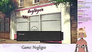 Vtuber Lewdneko plays negligee game part 6