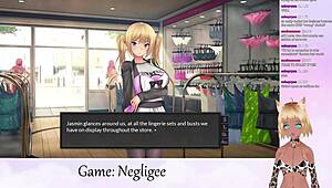 Vtuber Lewdneko plays negligee game part 6