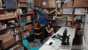 Big Tits Teen Dances Intensely In Police Uniform