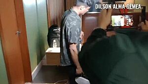 yo, check these spicy brazilian bisexual scenes from behind the camera.