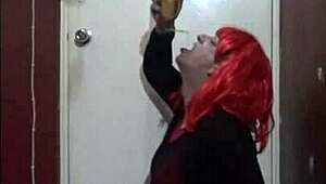 Bisexual crossdressing gay mark wright desperately wants to swallow another man's piss