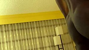 This big juicy booty blonde is fucking a big black cock!