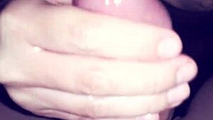 katita milks his cum quick