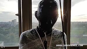 hey, wanna see me in a 1mm rubber mask for outdoor bondage play?