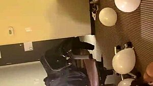 Ebony BBW Slut Gives Amazing Blowjob with Fat Ass and Toes!