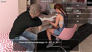 Anime Hentai Gameplay with Petite Milf Whore in Bath