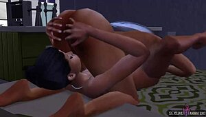 oh fuck my horny girlfriend hard in bed