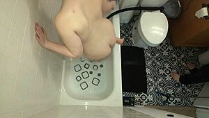 Is Annie Archer Ready for Fetish Shower in Hanging Bag?