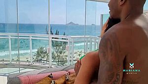 Monster Cock Riding And Footjob! Ebony Brazilian Couple Delivers Horny Homemade Blowjob And Hardcore Multisquirt Action!