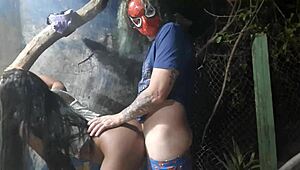 i fuck the young girl at halloween party, her family saw on xvideo