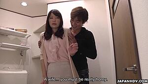 Japanska gospodinja Noeru Mitsushima sanja o pornu!