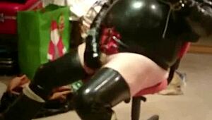 mov 0413 - shemale explores wild desires with rubber real doll in steamy session